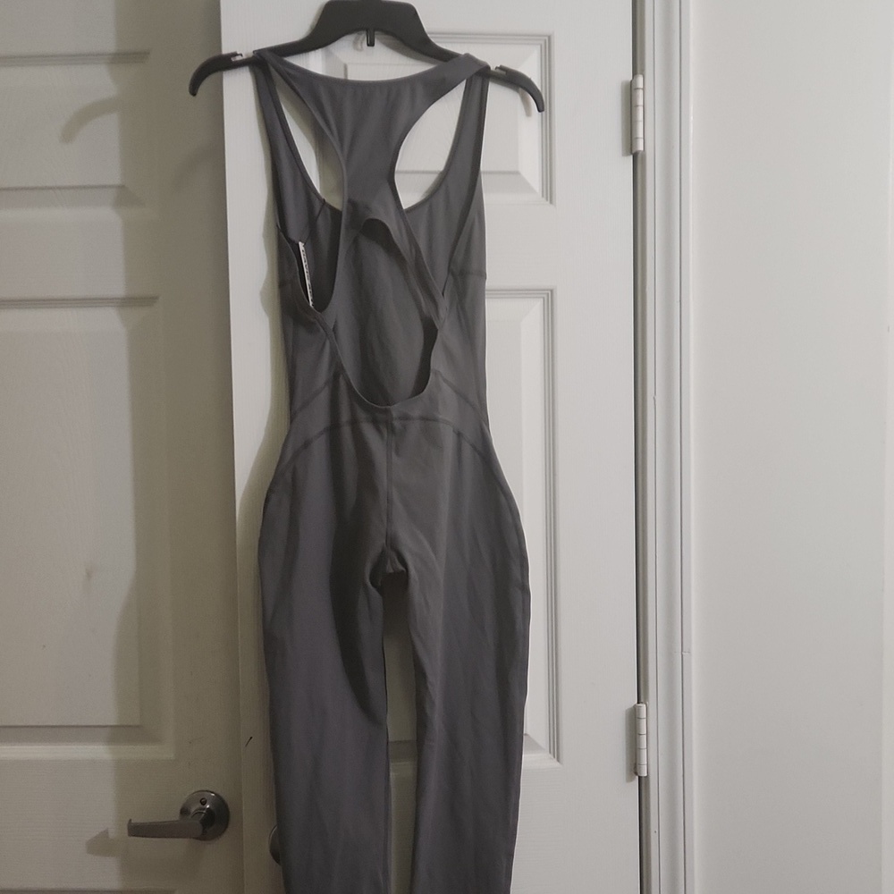 Gray Sleeveless Jumpsuit